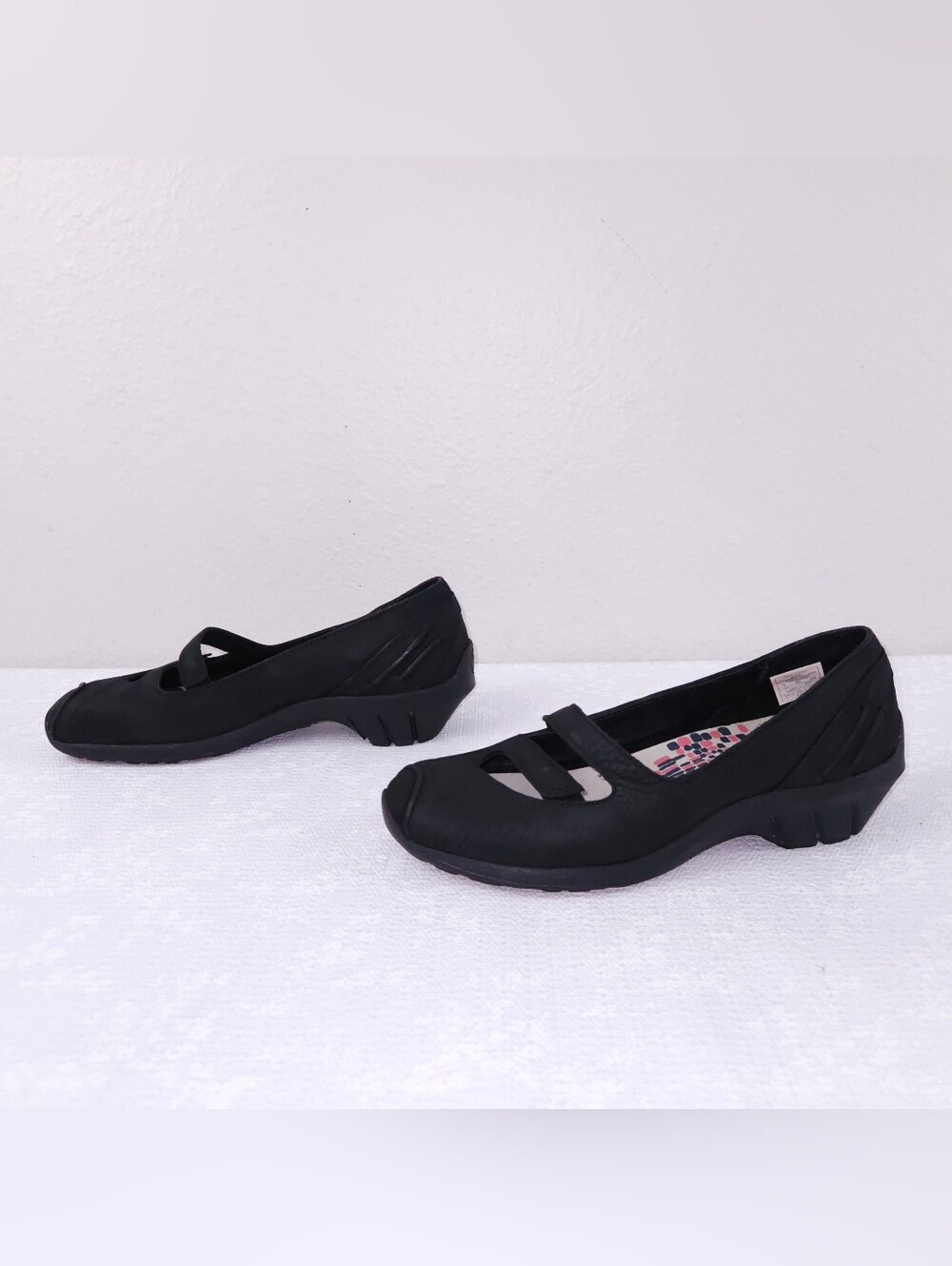 MERRELL Mary Jane Loafers US 7 Gabriella Black Slip-On Shoes